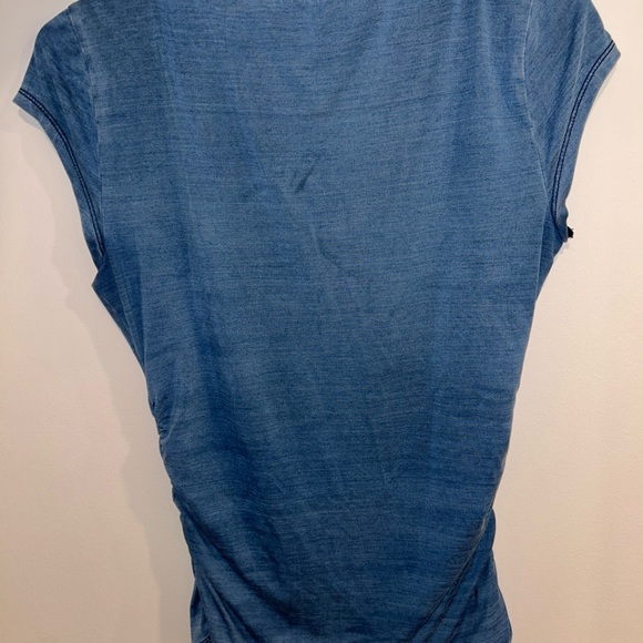 Flattering, ruched T, White House Black Market - Picture 2 of 5